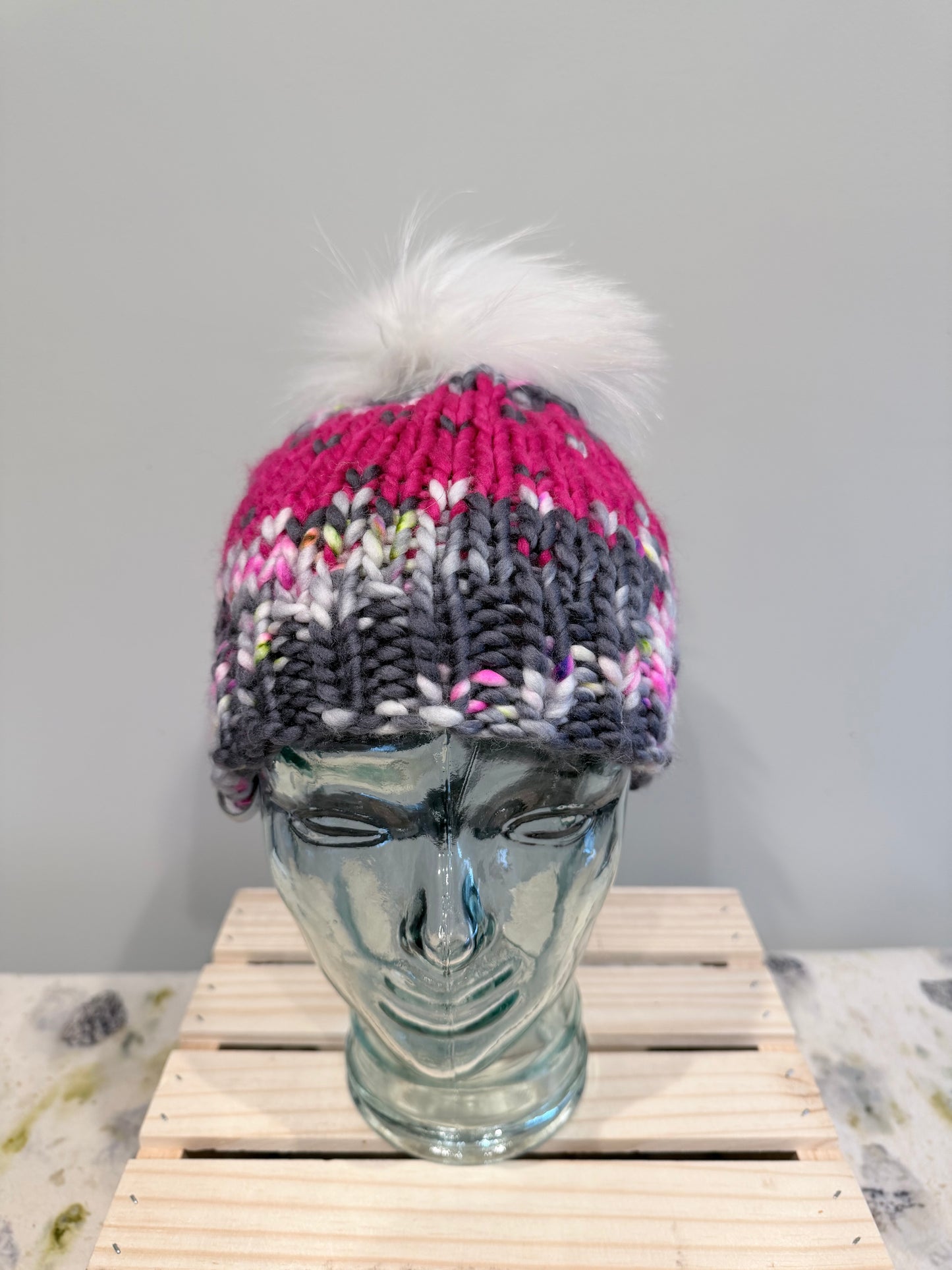 Pink Snowdrop Beanie