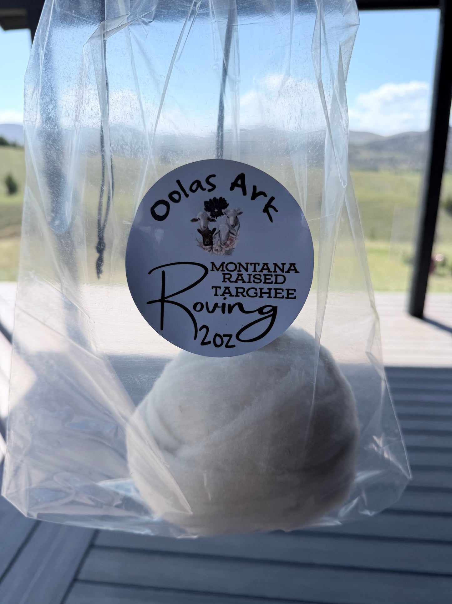 2oz Targhee Roving
