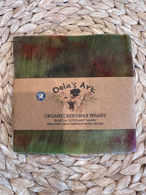 4 Piece Beeswax Wrap Sets