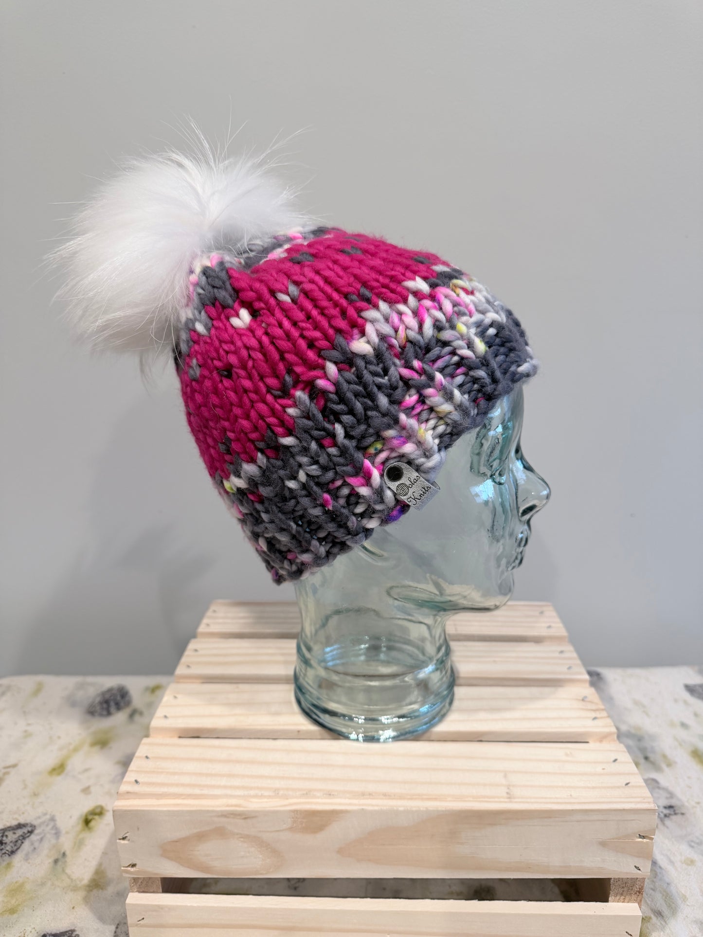 Pink Snowdrop Beanie