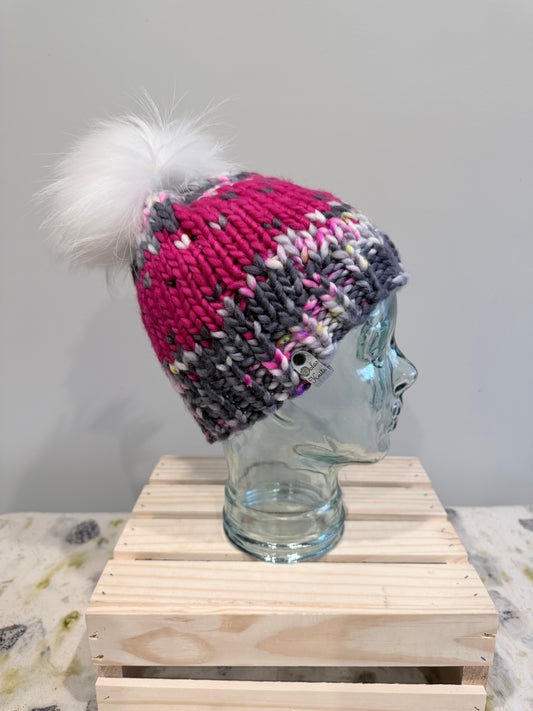 Pink Snowdrop Beanie