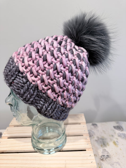 Pink Pearls Beanie