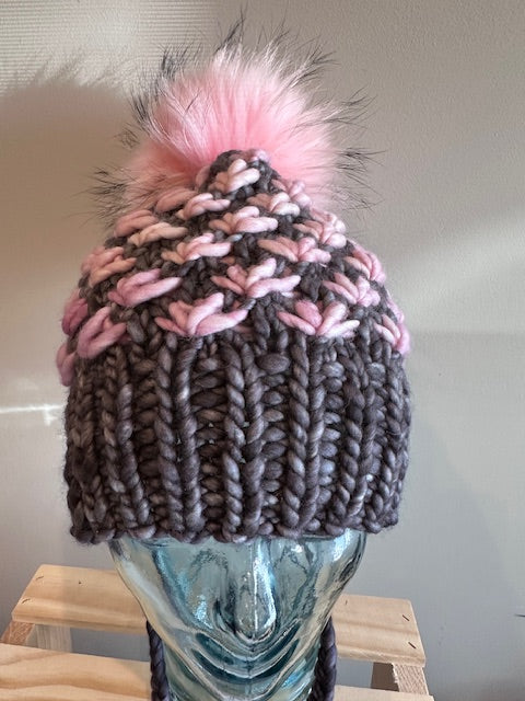 Pink Lotus Bonnet