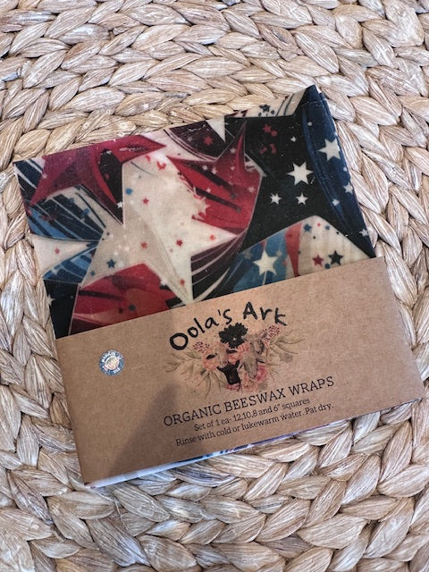 4 Piece Beeswax Wrap Sets