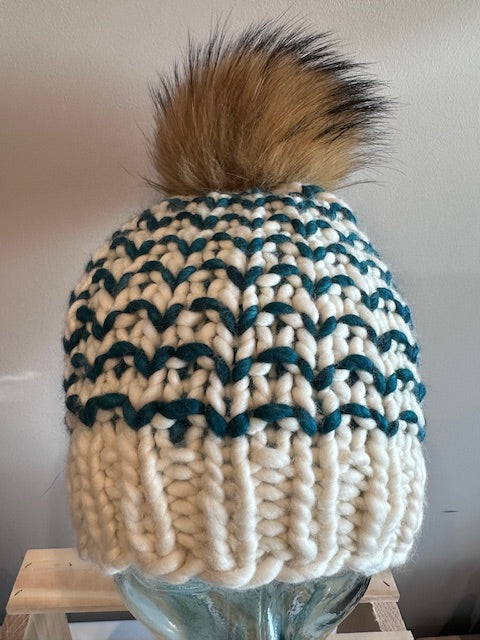 Teal Gala Beanie