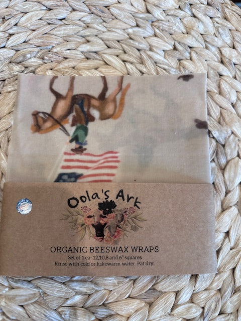 4 Piece Beeswax Wrap Sets