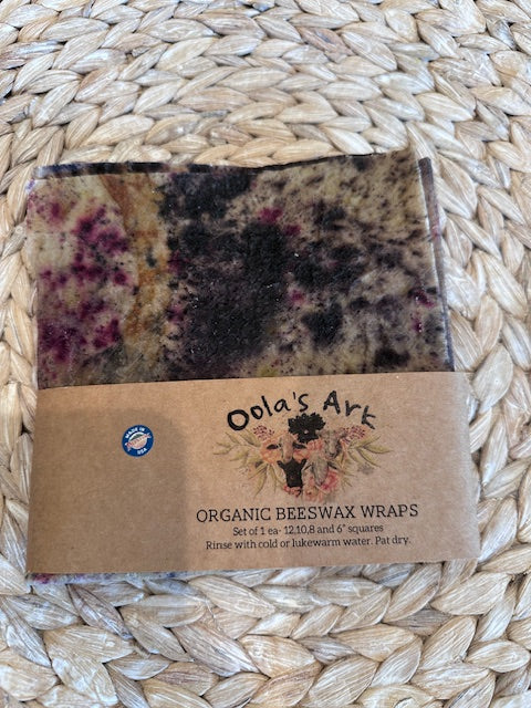 4 Piece Beeswax Wrap Sets